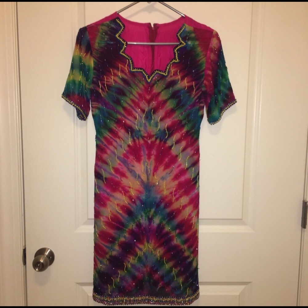 Tie Dye Shalwar Kameez